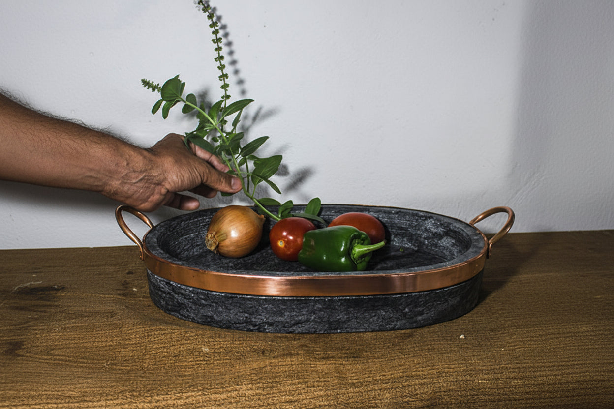 Assadeira em Pedra Sabão M