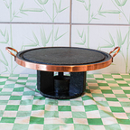 Conjunto Fondue em Pedra-Sabão Completo (Grelha 27 cm)