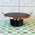Soapstone Grill 32cm + Rechaud