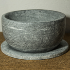 8 Soapstone Bowls 500 ML – With Saucer