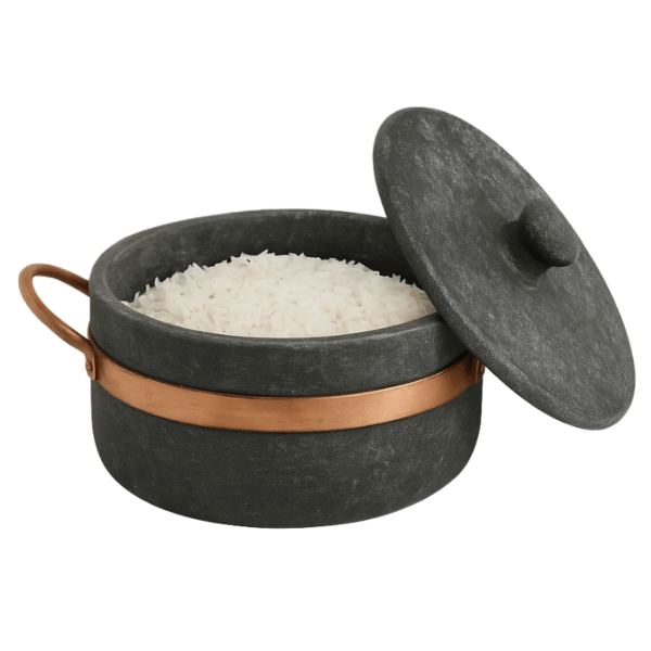 Jogo 3 Panelas de Pedra + Pressão - 4 litros