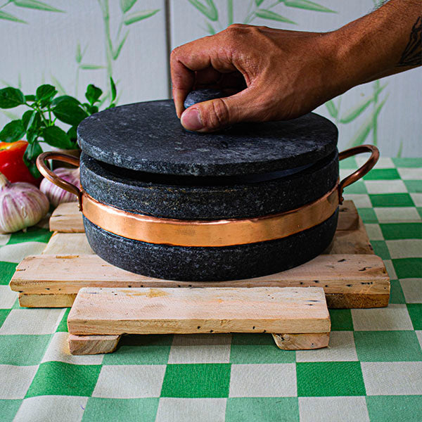 Conjunto 3 Panelas de Pedra Sabão 1L | 2L | 3L + Brinde