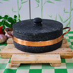 Conjunto 5 Panelas de Pedra Sabão 1L | 1,5L | 2L | 3L + Brinde