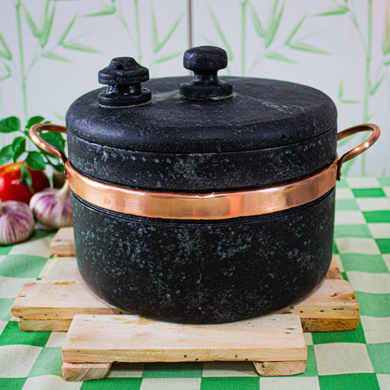 Panela de pressão de Pedra Sabão - 4 Litros