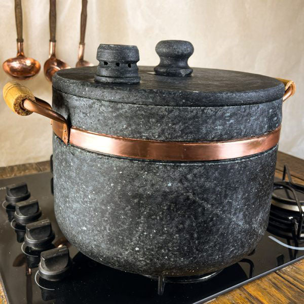 Panela de pressão de Pedra Sabão - 7 Litros