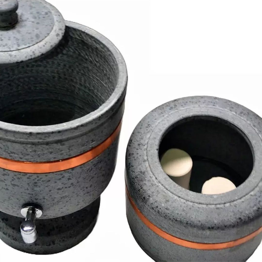 Luxury 10L Soapstone Water Filter with Pure Copper