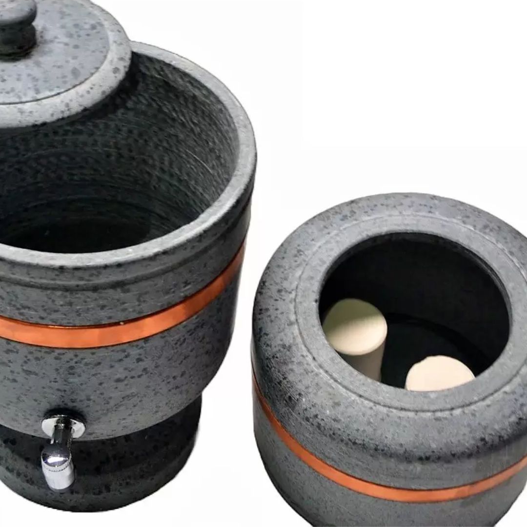 Luxury 10L Soapstone Water Filter with Pure Copper