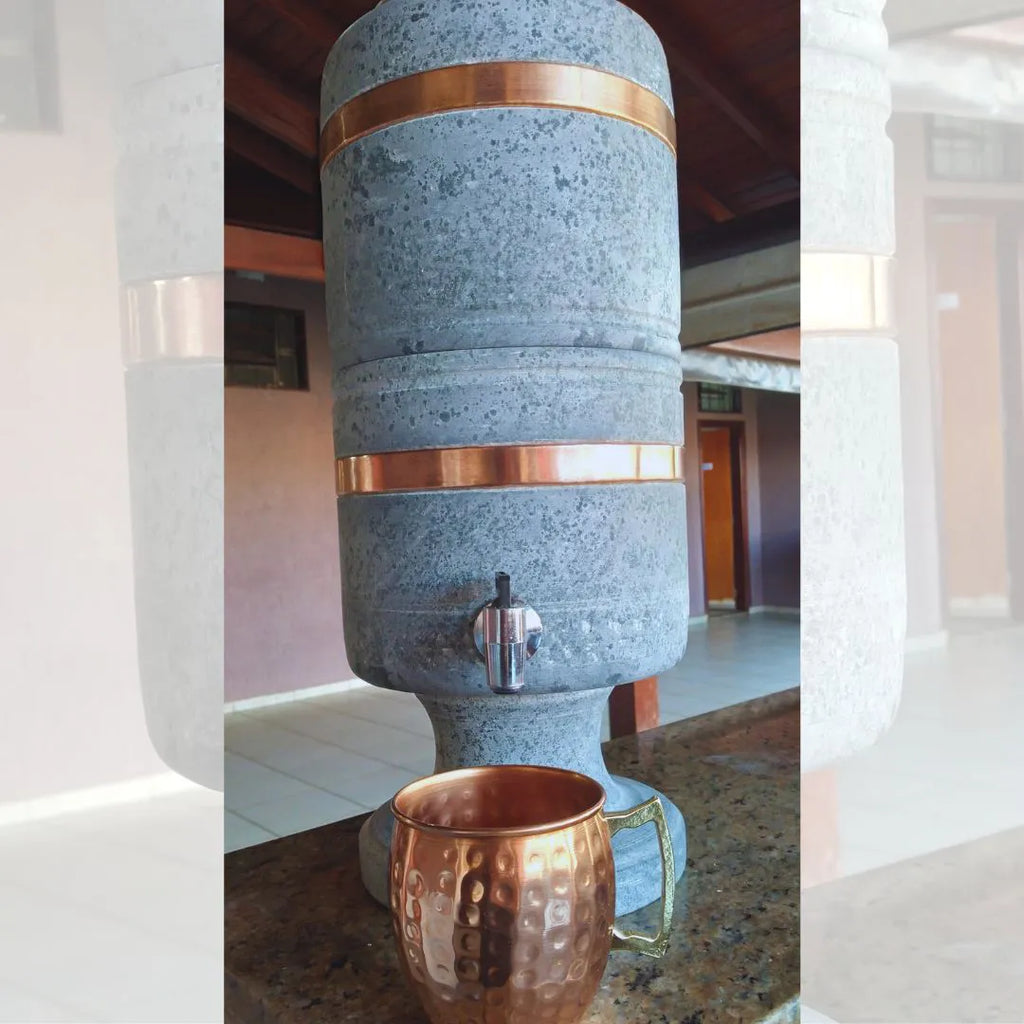 Luxury 10L Soapstone Water Filter with Pure Copper