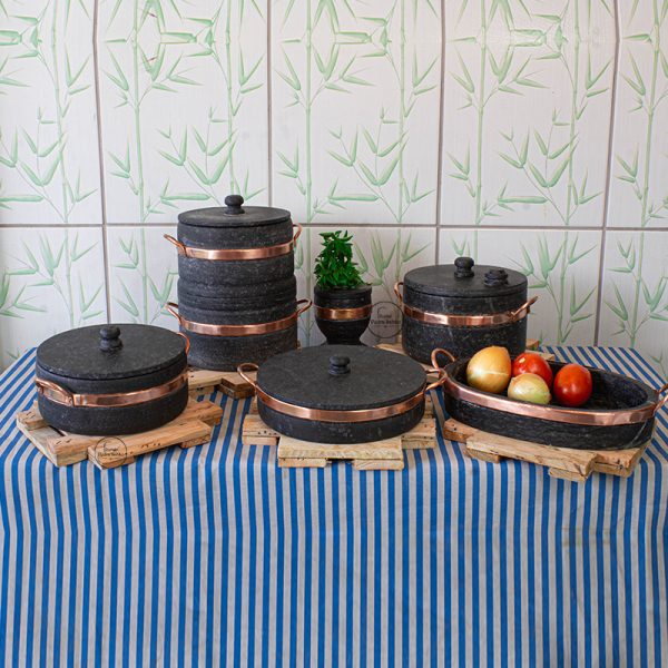 Kit Panelas de Pedra Sabão – Cozinha dos Sonhos