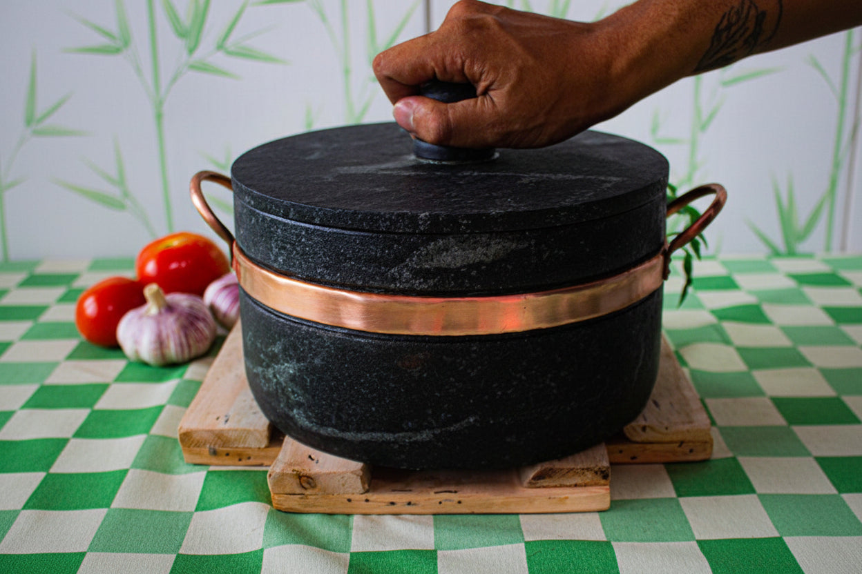 Panela de Pedra Sabão 4 Litros