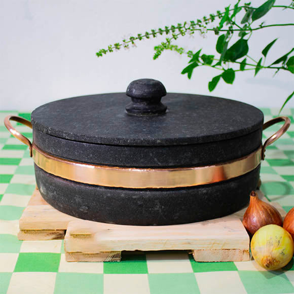 Conjunto 3 Panelas de Pedra Sabão 1L | 2L | 3L + Brinde