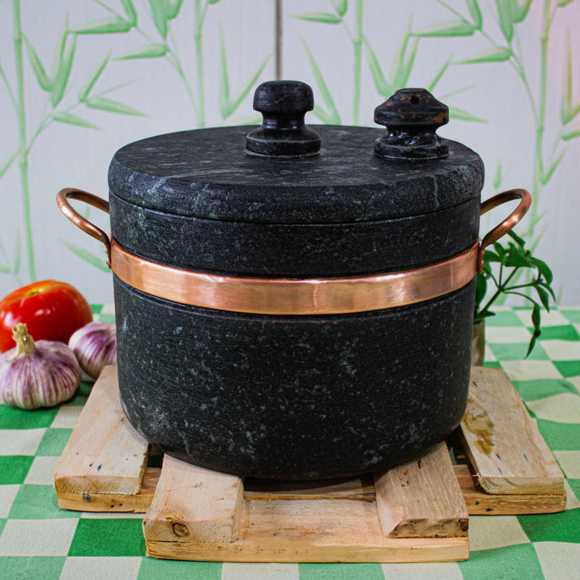 Panela de pressão de Pedra Sabão - 5 Litros