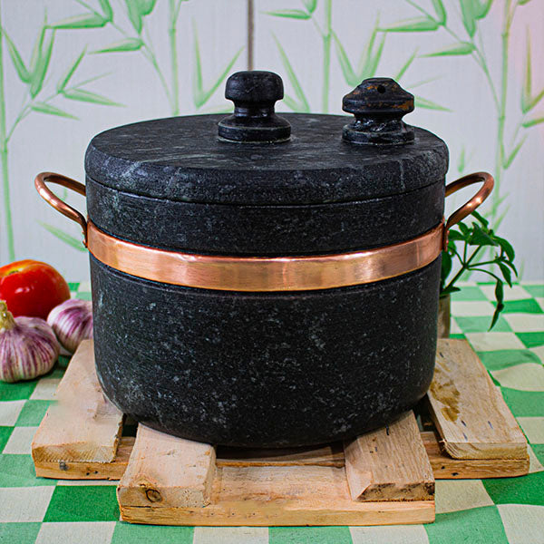 Panela de pressão de Pedra Sabão - 6 Litros