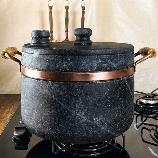 Panela de pressão de Pedra Sabão - 7 Litros