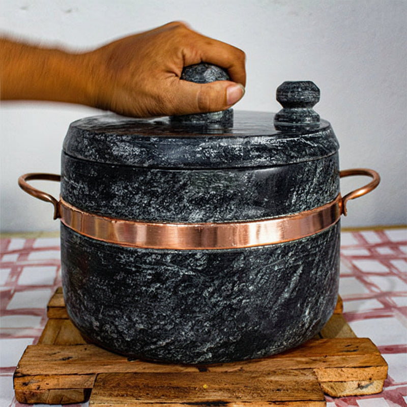 Panela de pressão de Pedra Sabão - 3 Litros