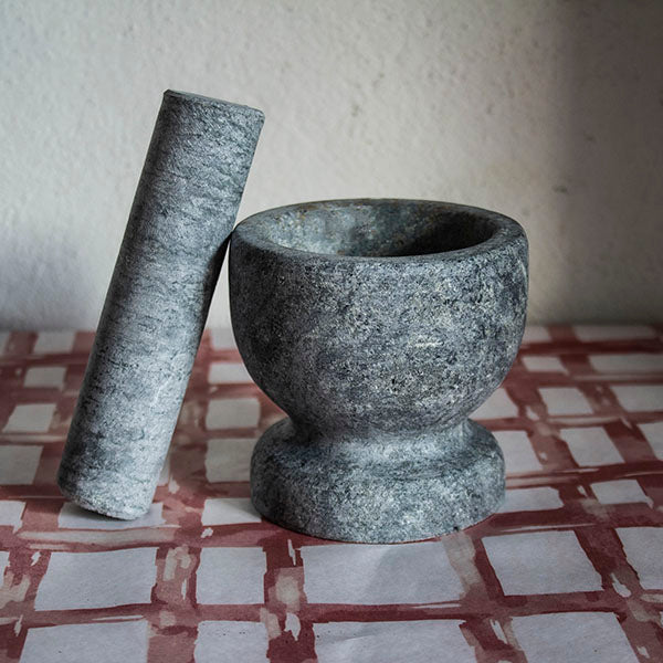 Conjunto Completo de Panelas de Pedra – 5 Peças + Pilão